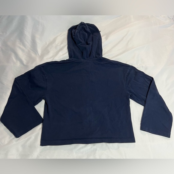 Nike Blue Zip-Up Jacket with Hoodie - Picture 2 of 5